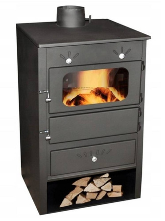Piec stalowy wolnostojący z płaszczem wodnym 5/7 kW - spełnia anty-smogowy EkoProjekt 04482054
