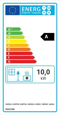 Piec wolnostojący koza 10kW K9 z dolotem powietrza ASDP z wylotem spalin fi 130 - spełnia anty-smogowy EkoProjekt 30041478