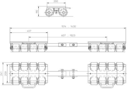 Podwozie transportowe (nośność: 18T) 4993996