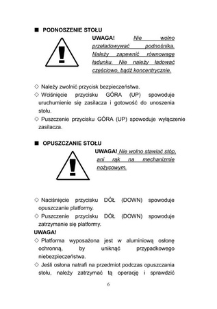 Stacjonarny stół podnośny (udźwig: 1000 kg, wymiary platformy: 1300x820mm, wysokość podnoszenia min/max: 305-1780 mm) 310558