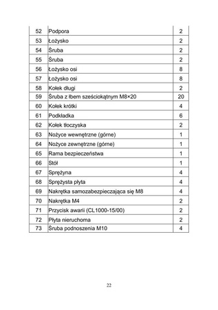 Stacjonarny stół podnośny (udźwig: 2000 kg, wymiary platformy: 1300x850 mm, wysokość podnoszenia min/max: 360-1780 mm) 3109777