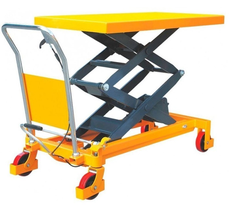 Stół podnośny nożycowy (udźwig: 500 kg, wymiary platformy: 905х500х50 mm, wysokość podnoszenia: 1500 mm) 85078871