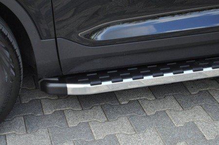 Stopnie boczne, chrom - Volvo XC40 T3 (długość: 182 cm) 01673105