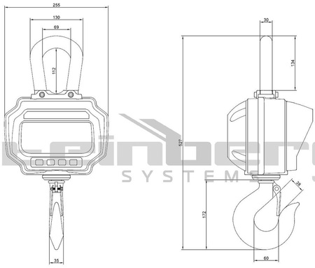 Waga hakowa Steinberg Systems LED (udźwig: 5T) 45643499