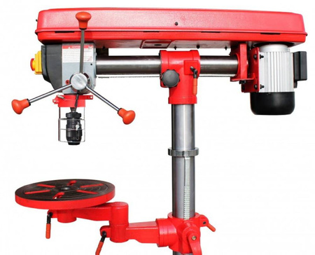 Wiertarka kolumnowa Holzmann, do wyboru: napięcie (max wydajność wiercenia: 16 mm, podstawa: 275x490 mm, moc: 600/900 W) 44382147