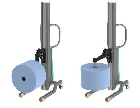 Wózek manipulacyjny elektryczny do przenoszenia rolek + Generator ozonu za 1 złotych! (udźwig: 150 kg, uwysokość podnoszenia: 1500 mm) 24279822