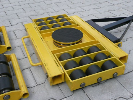 Wózek skrętny 18 rolkowy, rolki: 18x nylon (nośność: 14 T) 12235609