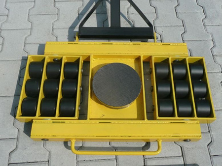 Wózek skrętny 18 rolkowy, rolki: 18x nylon (nośność: 14 T) 12235609