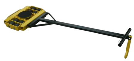 Wózek skrętny 8 rolkowy, rolki: 8x nylon (nośność: 6 T) 12235602