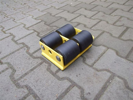 Wózek stały 4 rolkowy, rolki: 4x nylon (nośność: 4 T) 12235589