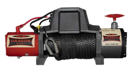 Wyciągarka samochodowa Dragon Winch Maverick DWM 12000 HD S 24V hamulec dynamiczny, z liną stalową 30m (udźwig: 12000 lb/ 5443 kg, silnik: 6,8KM) 55960152