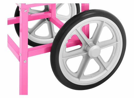 Wydajna maszyna do produkcji waty cukrowej - konstrukcja ze stali nierdzewnej i tworzywa sztucznego (moc: 1200 W, Średnica misy: 520 mm) 45682127