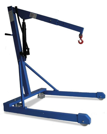 Żuraw lekki z pompą ręczną o podwójnym działaniu, podwozie równoległe (udźwig: 500 kg) 72278447