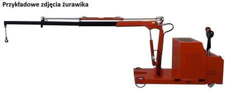Żurawik z przeciwwagą, napęd elektryczny, ramię elektryczne (udźwig: 370-1000 kg, wys. podnoszenia: 3750 mm) 03080216