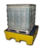 Arengo Paleta wanna wychwytowa, wysokoprofilowa, składowanie 4 beczki 200L lub pojemnik IBC/KTC, 510l (wymiary: 1320x1320x430 mm) 09876008