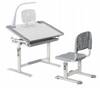 Biurkosa Regulowane biurko i krzesełko dziecięce Grey 11982249