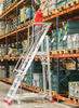 Drabina magazynowa 5 stopniowa FARAONE (wysokość robocza: 3,28m) 99675069