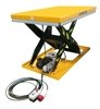 Elektryczny stół warsztatowy podnośny nożycowy (udźwig: 2000kg, wymiary platformy: 1300x800 mm, wysokość podnoszenia min/max: 190-1010 mm) 80166756