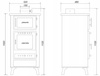 Piec piecyk koza kominek z piekarnikiem 8,5kW - spełnia anty-smogowy EkoProjekt 04481993