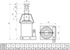 Podnośnik hydrauliczny teleskopowy - wysoki (wysokość podnoszenia min/max: 285/720mm, udźwig: 16T) 6276340