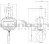 Waga hakowa Steinberg Systems LED (udźwig: 3T) 45643498