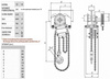 Wciągnik łańcuchowy przejezdny - z atestem ATEX (udźwig: 1,0 T, wysokość podnoszenia: 3m, zakres toru jeznego: 66-106 mm) 9588156