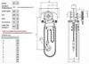 Wciągnik łańcuchowy przejezdny - z atestem ATEX (udźwig: 3,2 T, wysokość podnoszenia: 3m, zakres toru jeznego: 110-170 mm) 9588159